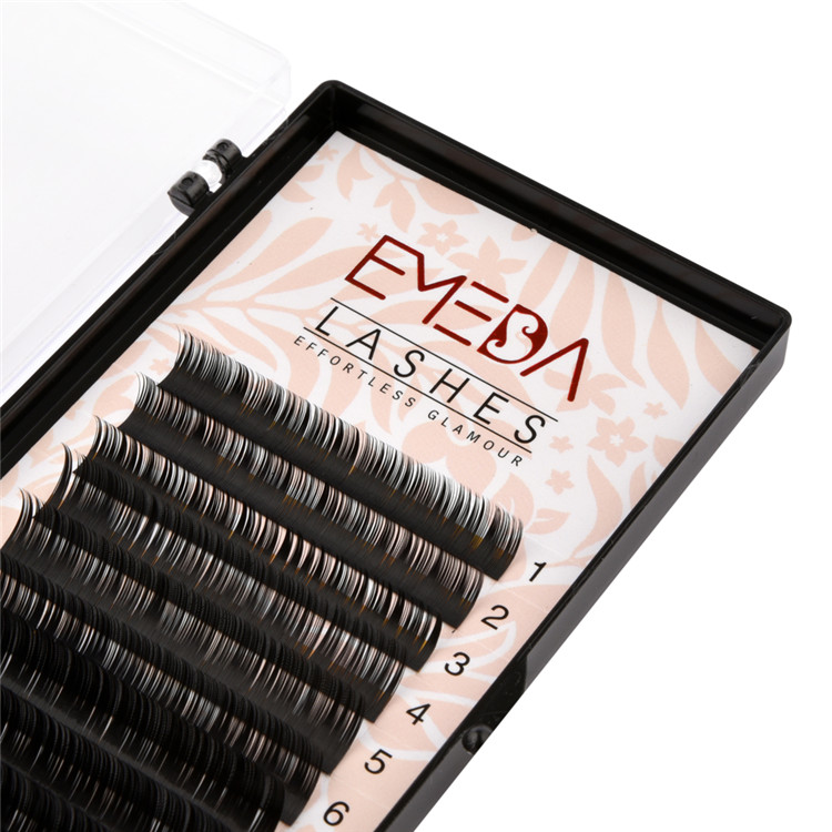 Korean Eyelash Extension Supplies Custom Private Label Eyelashes